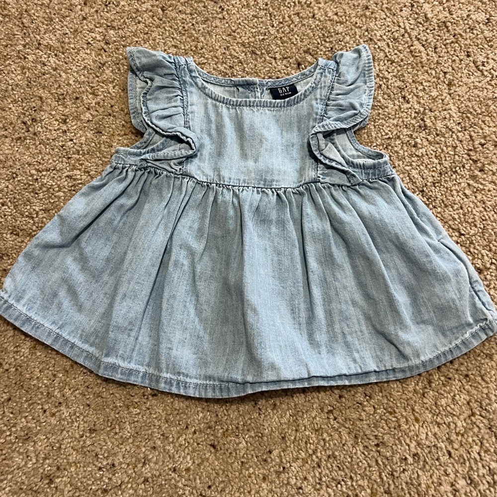 Gap Baby Girl Jean Tank Top